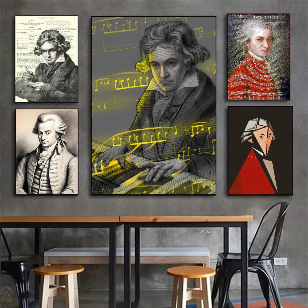 Interior Design Ideas - Poster Musik Klasik M-Mozart Stiker Seni