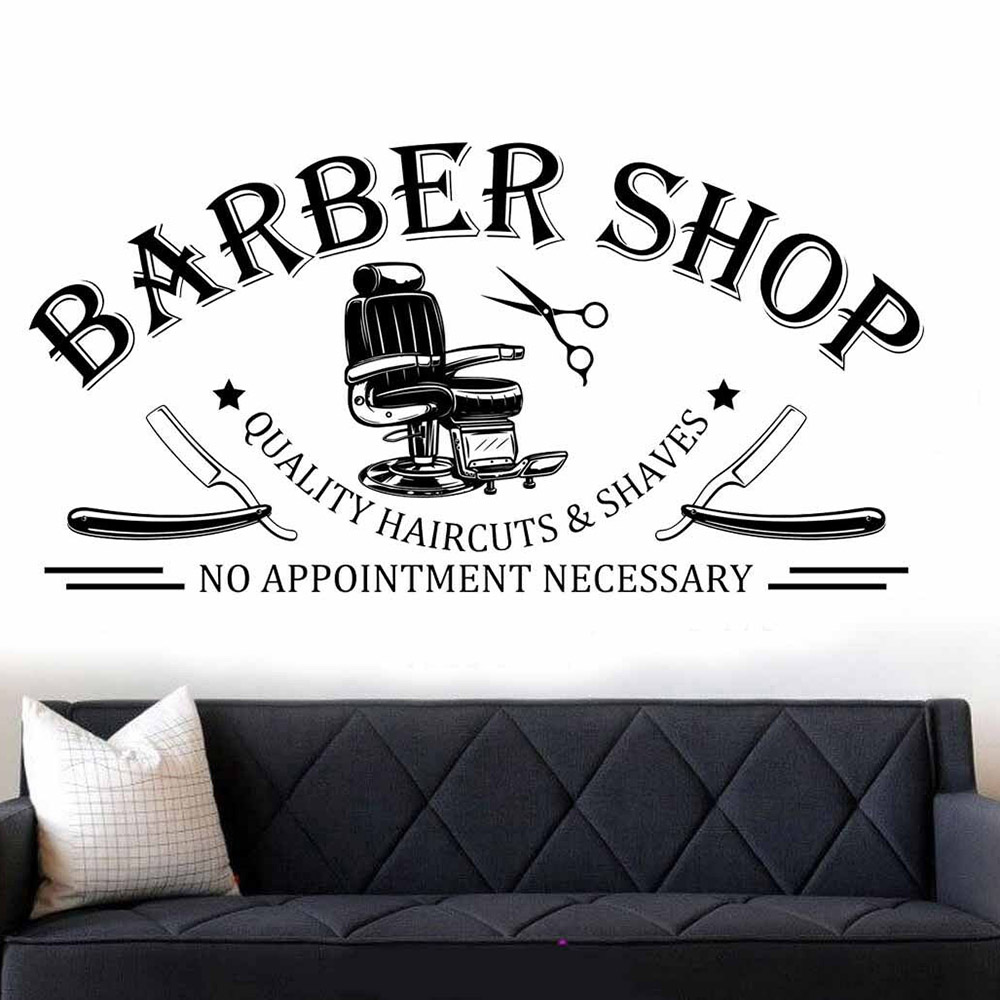 Interior Design Ideas - Stiker Tempel Dinding Seni Jendela Salon