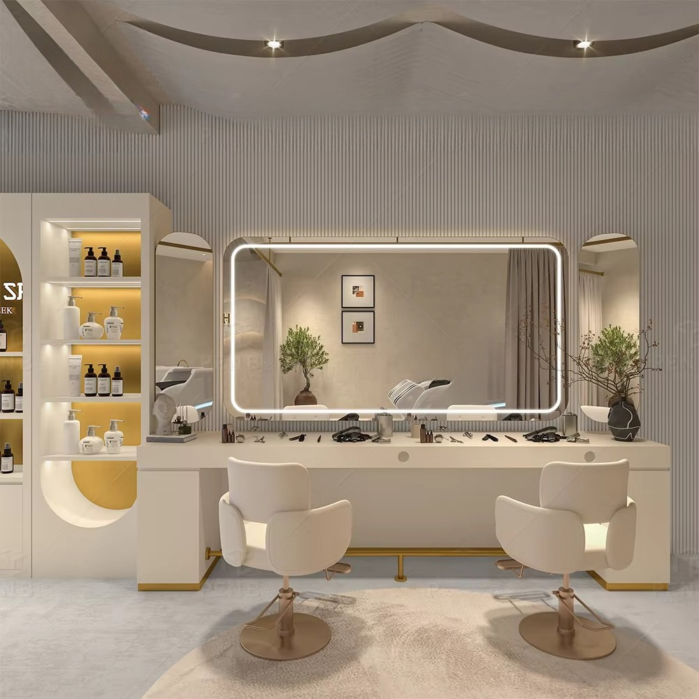 Interior Design Studio - Desain interior furnitur salon kecantikan mewah,