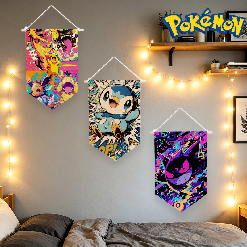 Interior Design Room - Kain Gantung Pokemon Dekorasi Dinding Cetak