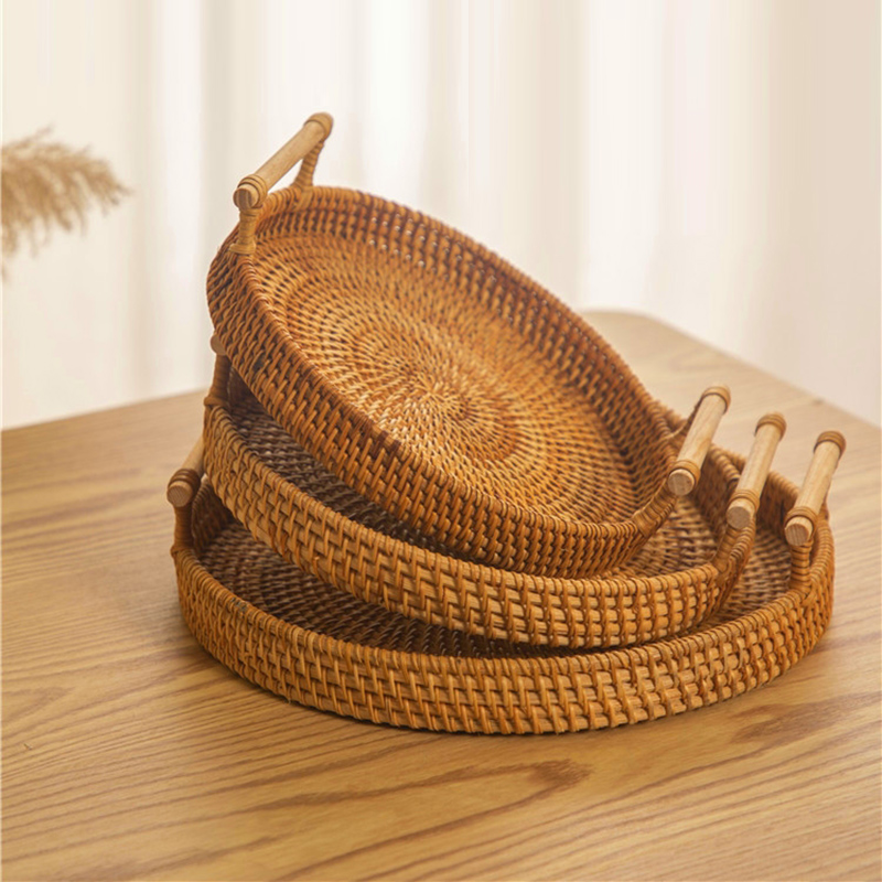 Rattan Tray Handle - Pegangan tali rotan keranjang penyimpanan roti