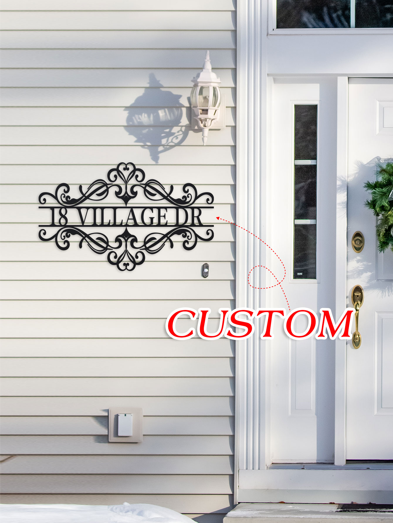 Interior Design Names - Papan Nama Logam Personal - Plakat