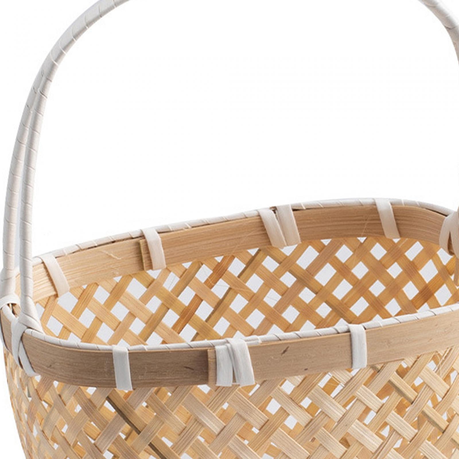 Rattan Tray Handle - Keranjang Anyaman Serbaguna dengan Pegangan, Nampan