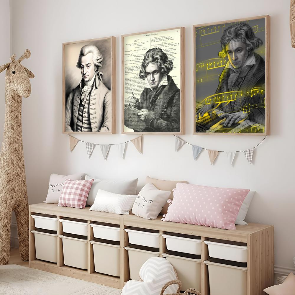 Poster Musik Klasik M-Mozart S - Interior Design Ideas ulasan dan harga
