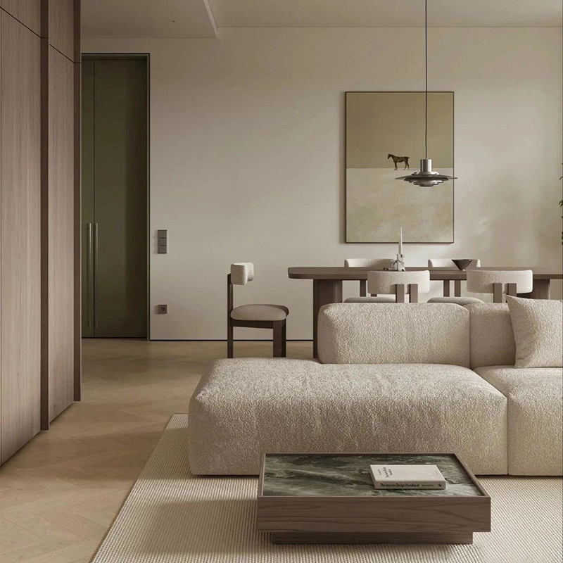 Furnitur Kayu Minimalis Gaya A - Interior Design Graphic Design ulasan dan harga