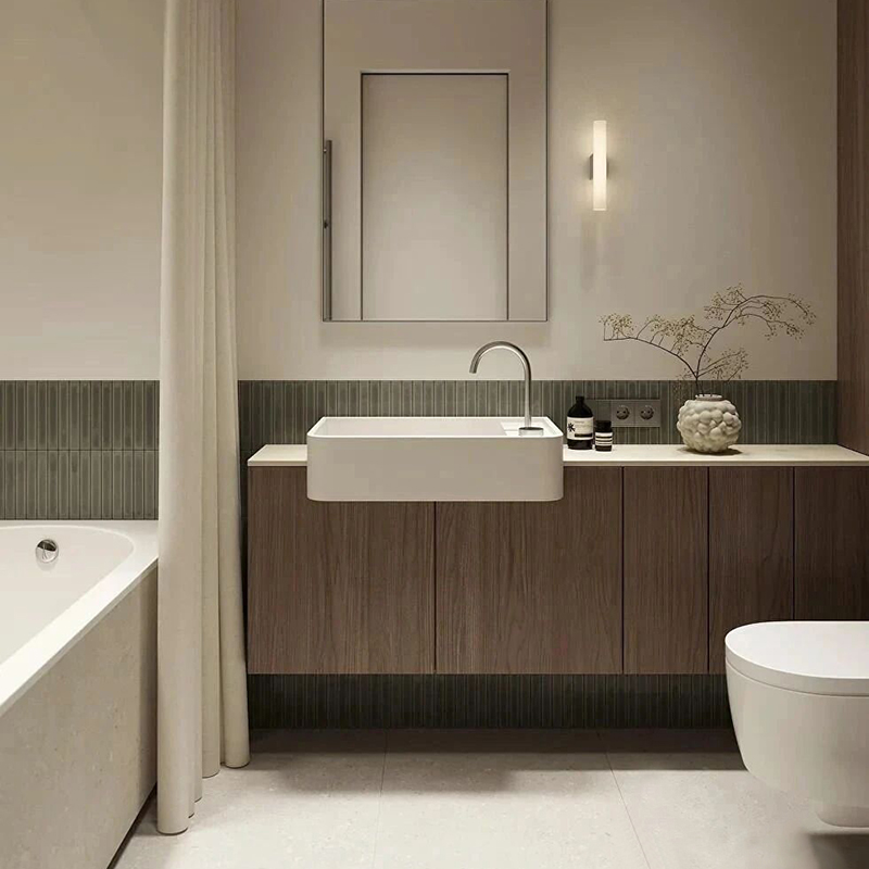 Furnitur Kayu Minimalis Gaya A - Interior Design Graphic Design ulasan dan harga
