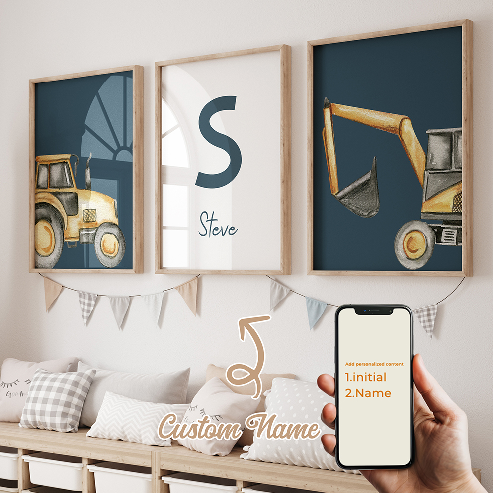 3pcs Lukisan Kanvas Poster Gam - Interior Design Room ulasan dan harga