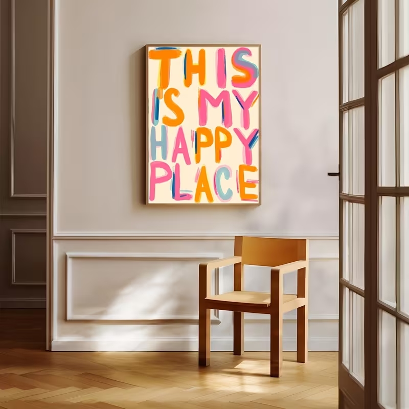 Modern This Is My Happy Place  - Interior Design Room ulasan dan harga