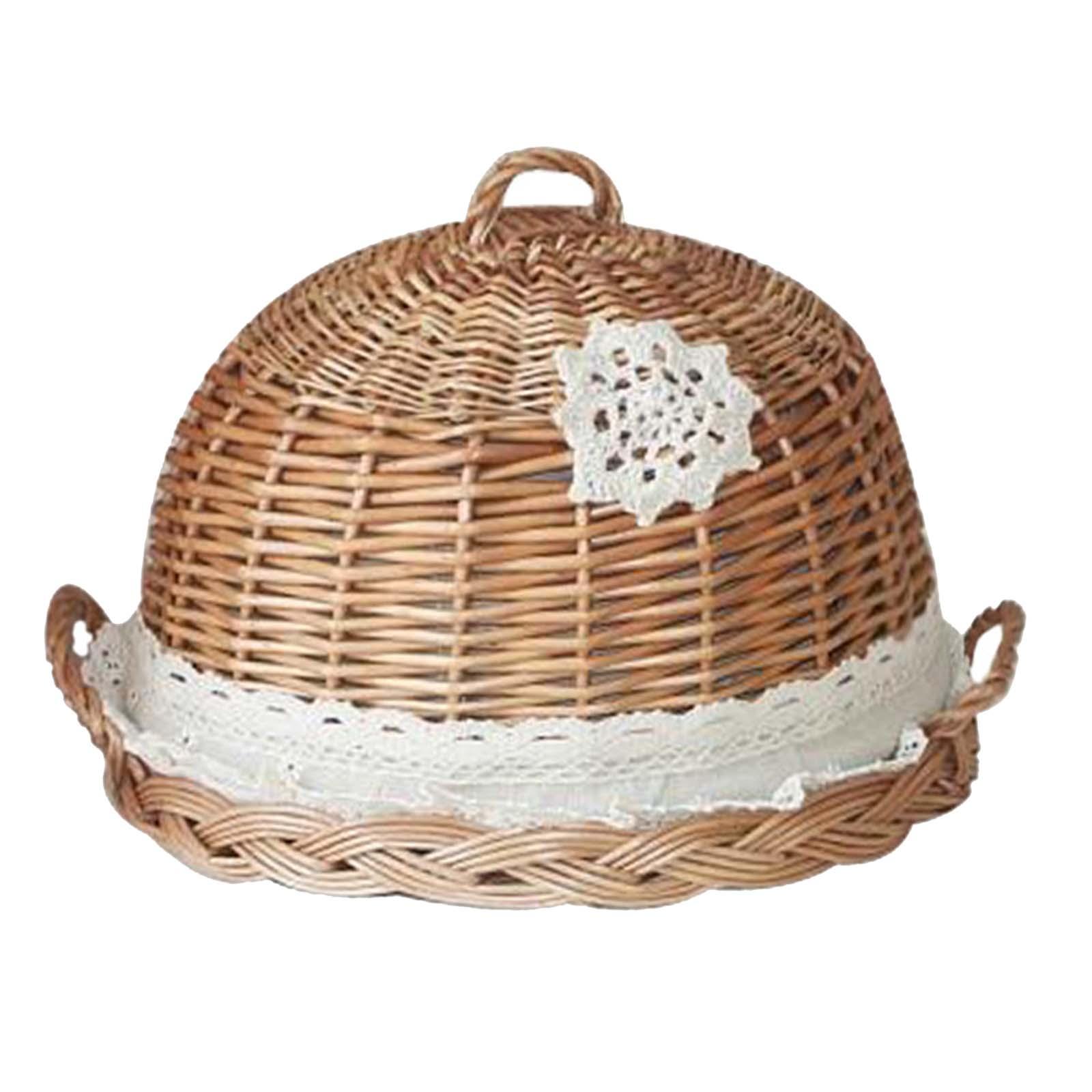 Tutup Wadah Makanan dan Nampan - Rattan Tray Handle ulasan dan harga