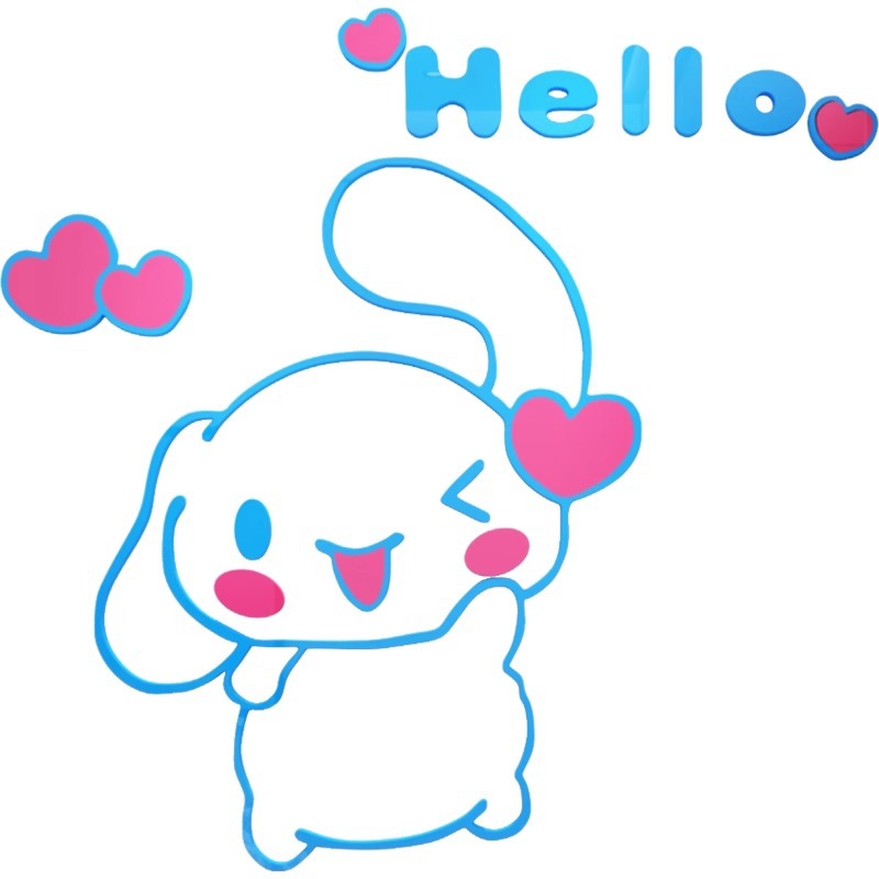 Sanrio Cinnamoroll 3D Akrilik  - Interior Design Room ulasan dan harga