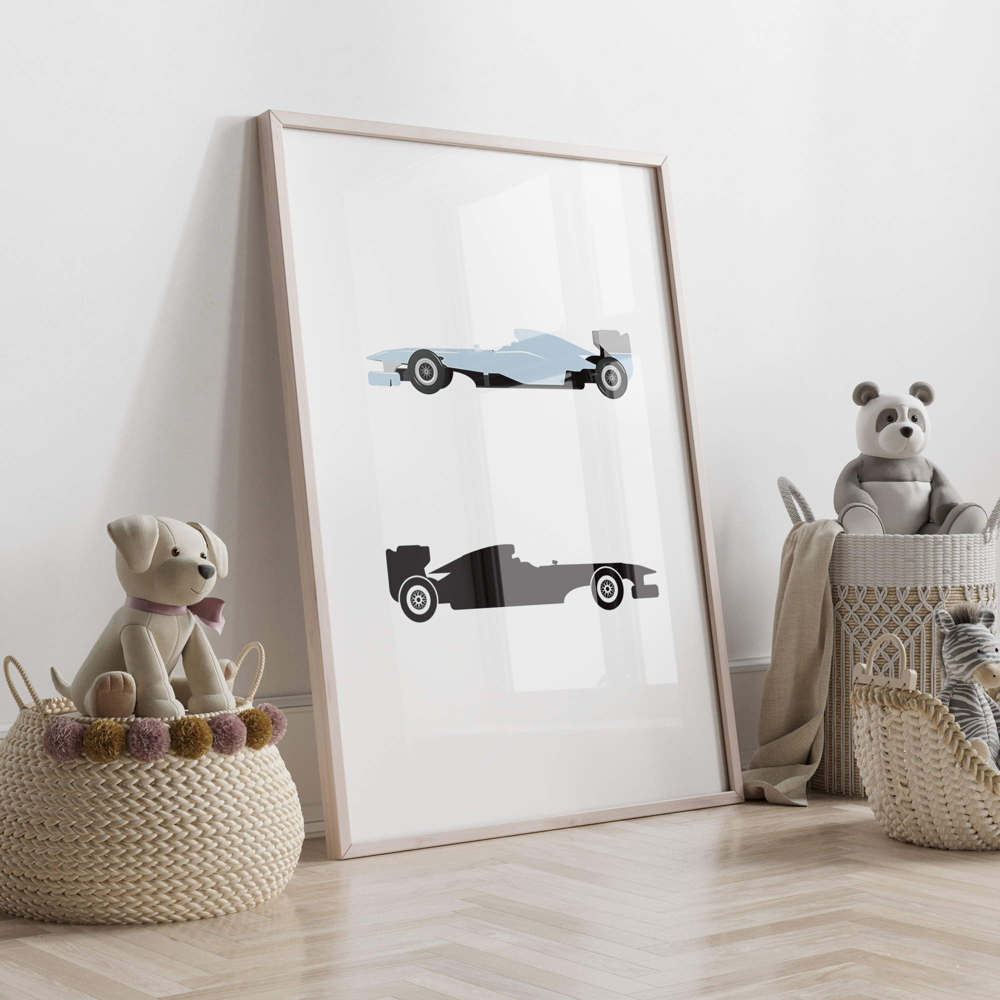 3 Buah Lukisan Poster Kanvas G - Interior Design Room ulasan dan harga