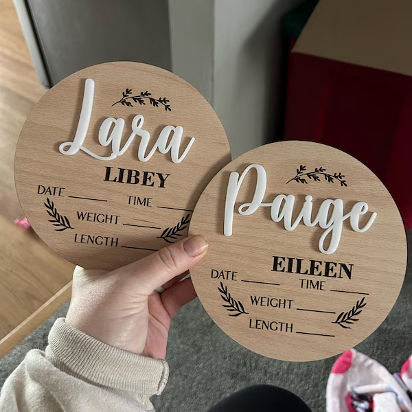 1 Buah Tanda Pengumuman Bayi K - Interior Design Room ulasan dan harga