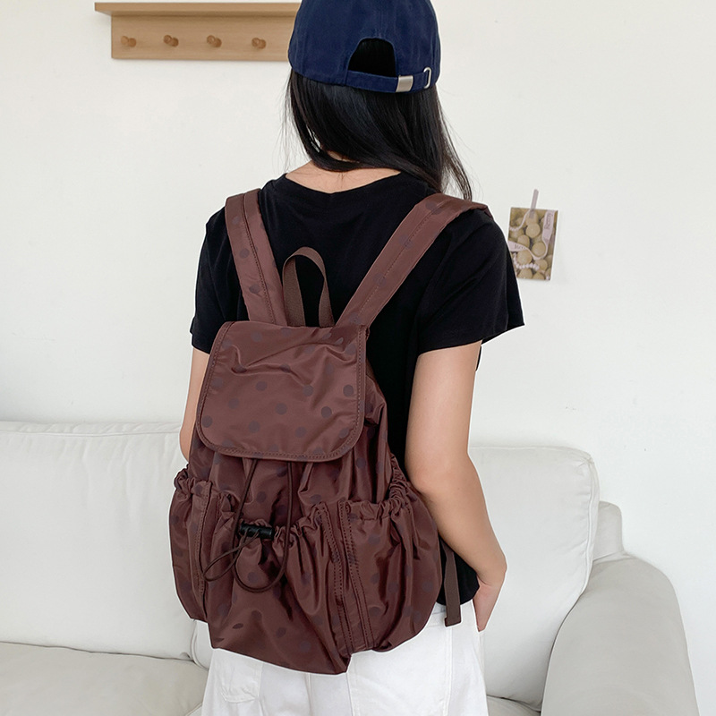 Ransel Wanita Polka Dot Ransel - Interior Design School ulasan dan harga