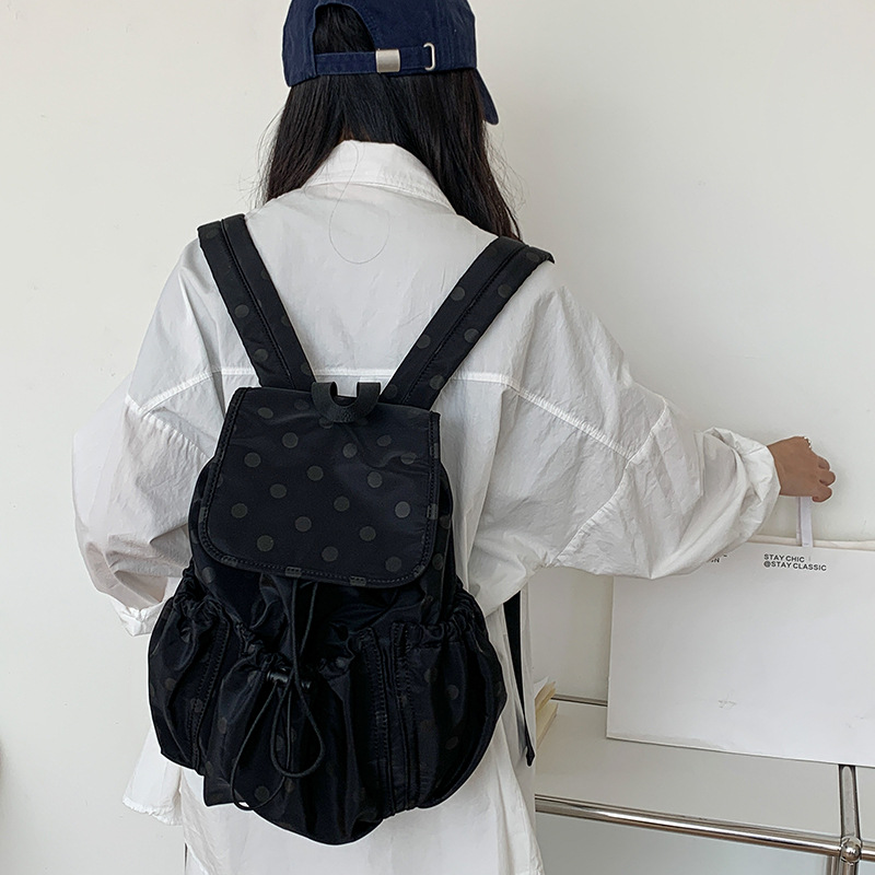 Ransel Wanita Polka Dot Ransel - Interior Design School ulasan dan harga