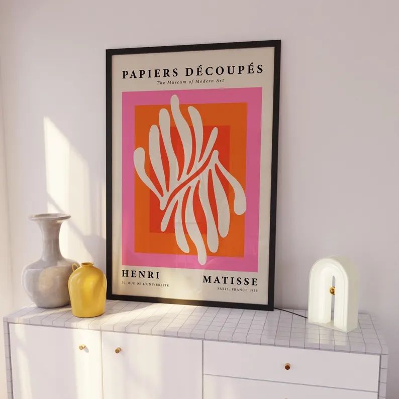 3 Buah Gambar Poster Lukisan K - Interior Design Room ulasan dan harga