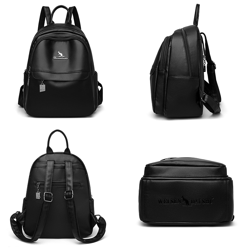 Tas bahu wanita, ransel kulit  - Interior Design School ulasan dan harga