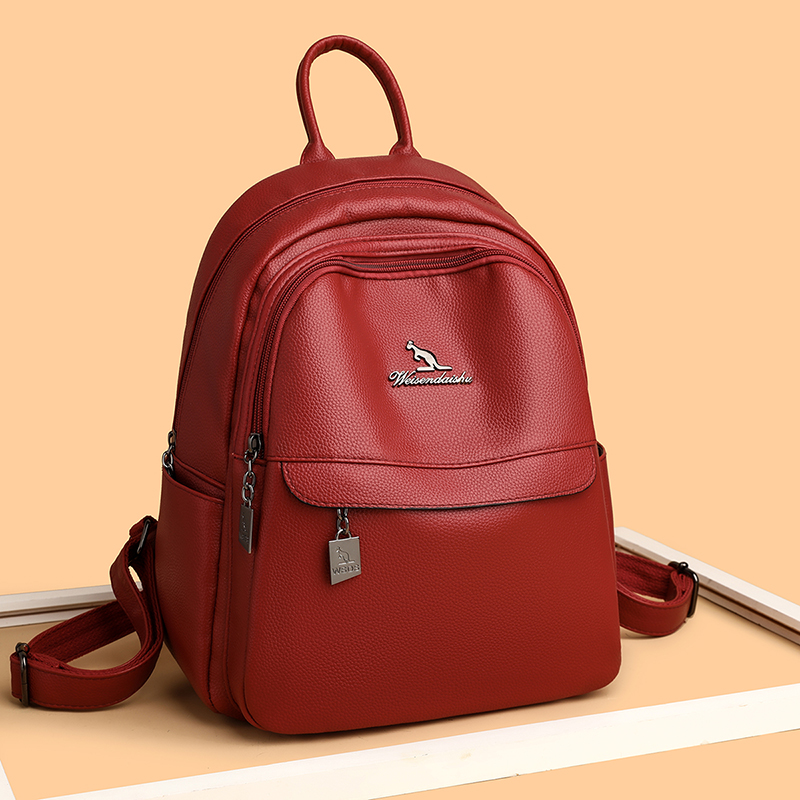 Tas bahu wanita, ransel kulit  - Interior Design School ulasan dan harga