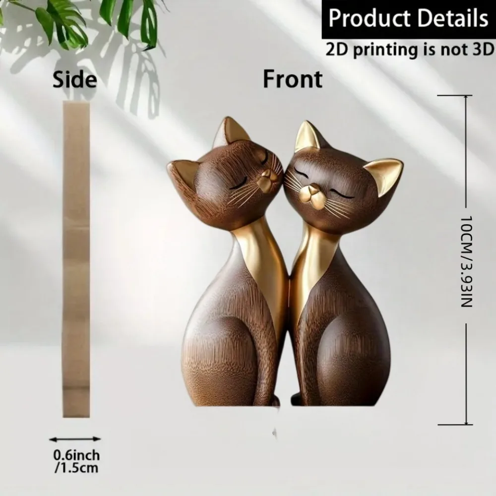 Patung Pasangan Anak Kucing Ka - Interior Design School ulasan dan harga