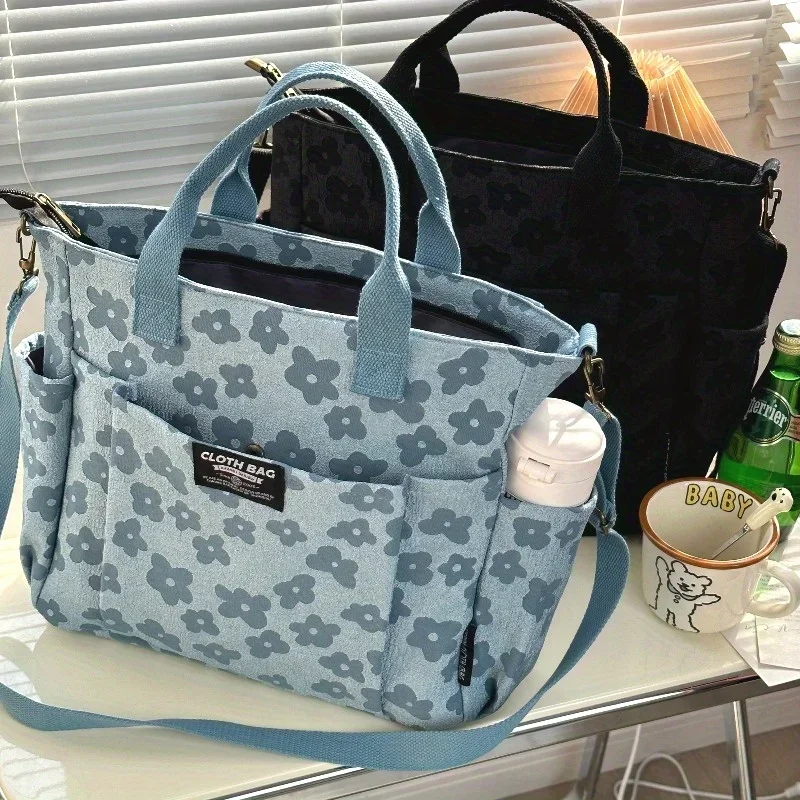 Tas Tote Desain Bunga 3D, Rits - Interior Design School ulasan dan harga