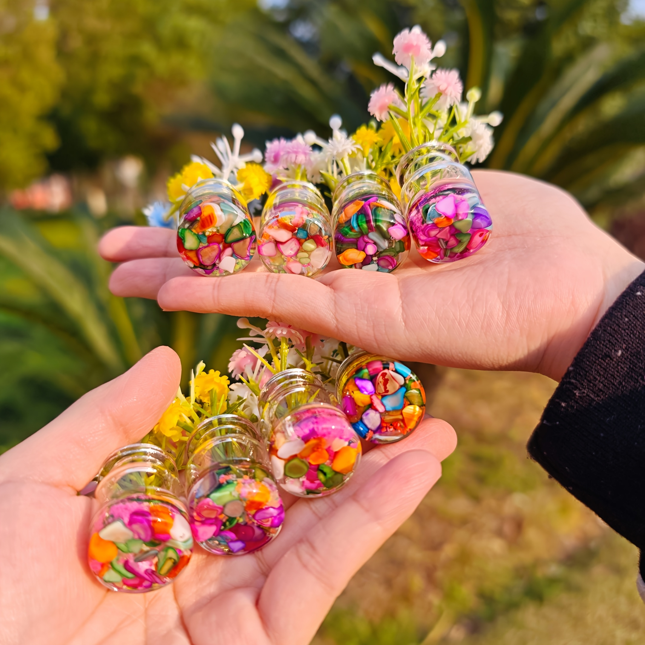 5/10 Buah Vas Mini Resin Berca - Interior Design Studio ulasan dan harga