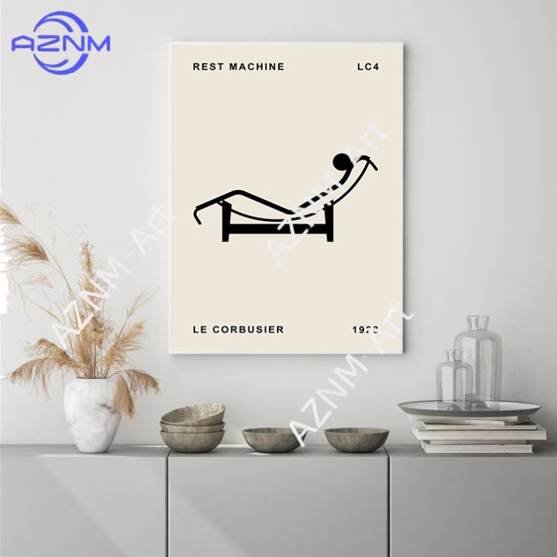 Poster Arsitektur Abstrak Desa - Interior Design Studio ulasan dan harga