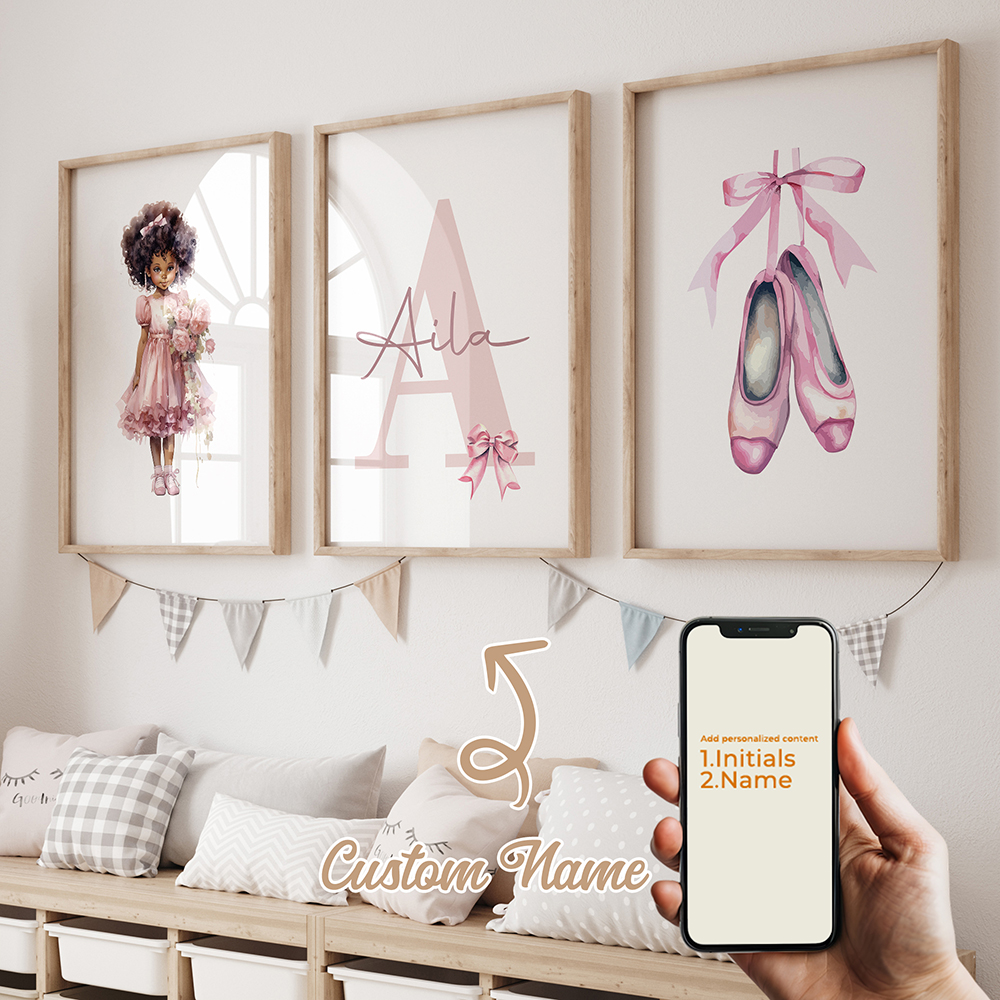 3pcs Lukisan Kanvas Poster Gam - Interior Design Room ulasan dan harga