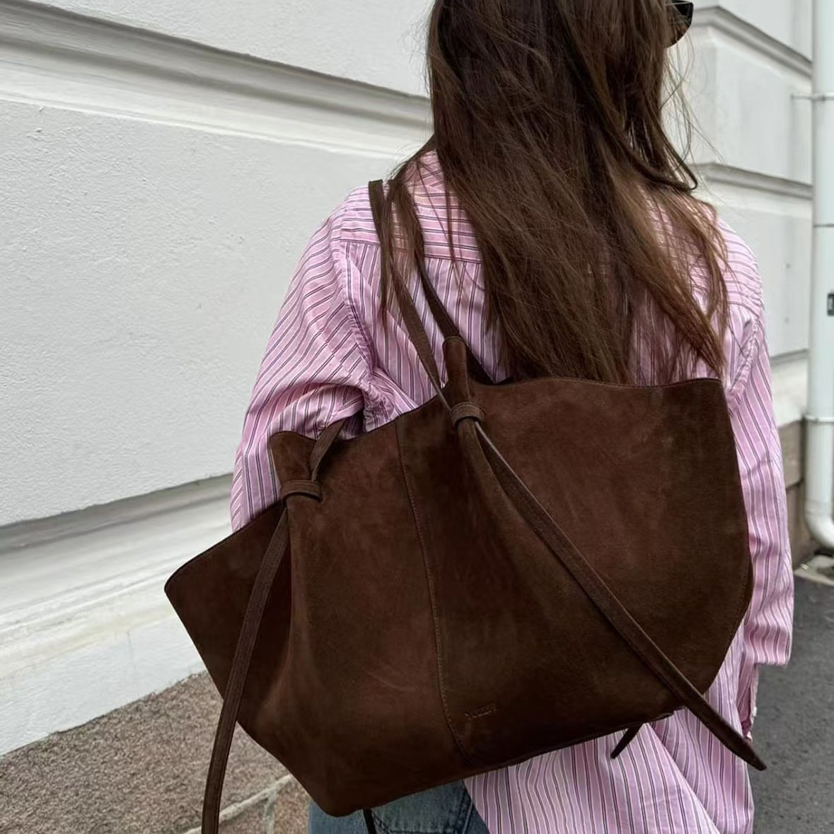 Tas Tote Suede Palsu untuk Wan - Interior Design Names ulasan dan harga