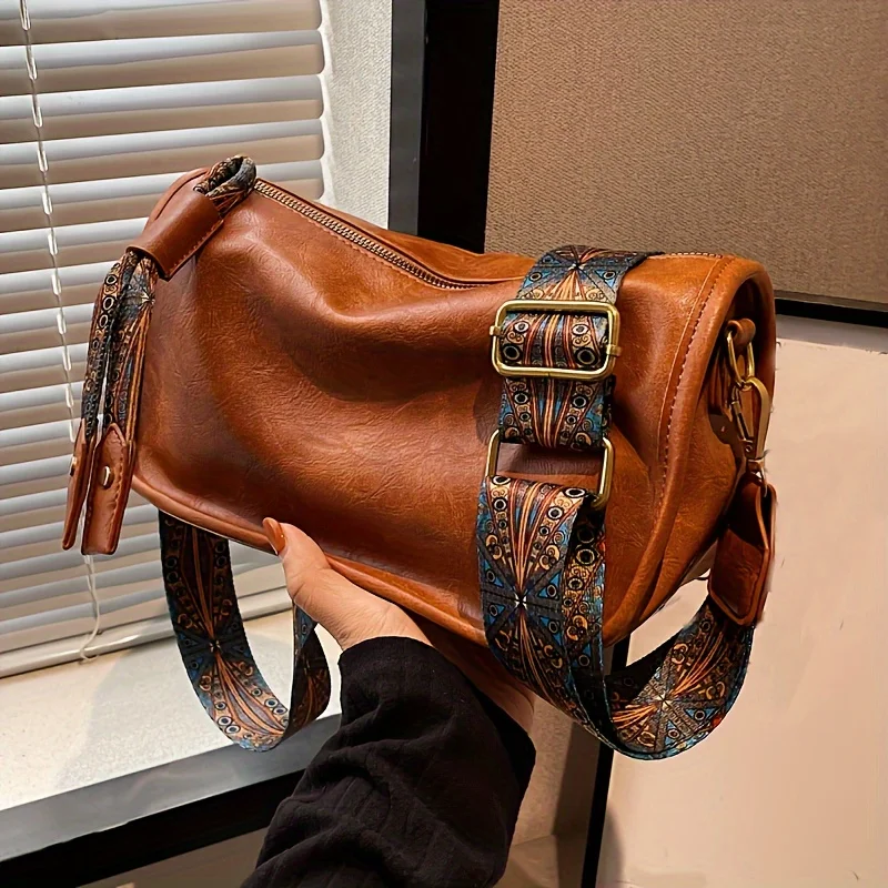Tas selempang ritsleting pola  - Interior Design Graphic Design ulasan dan harga