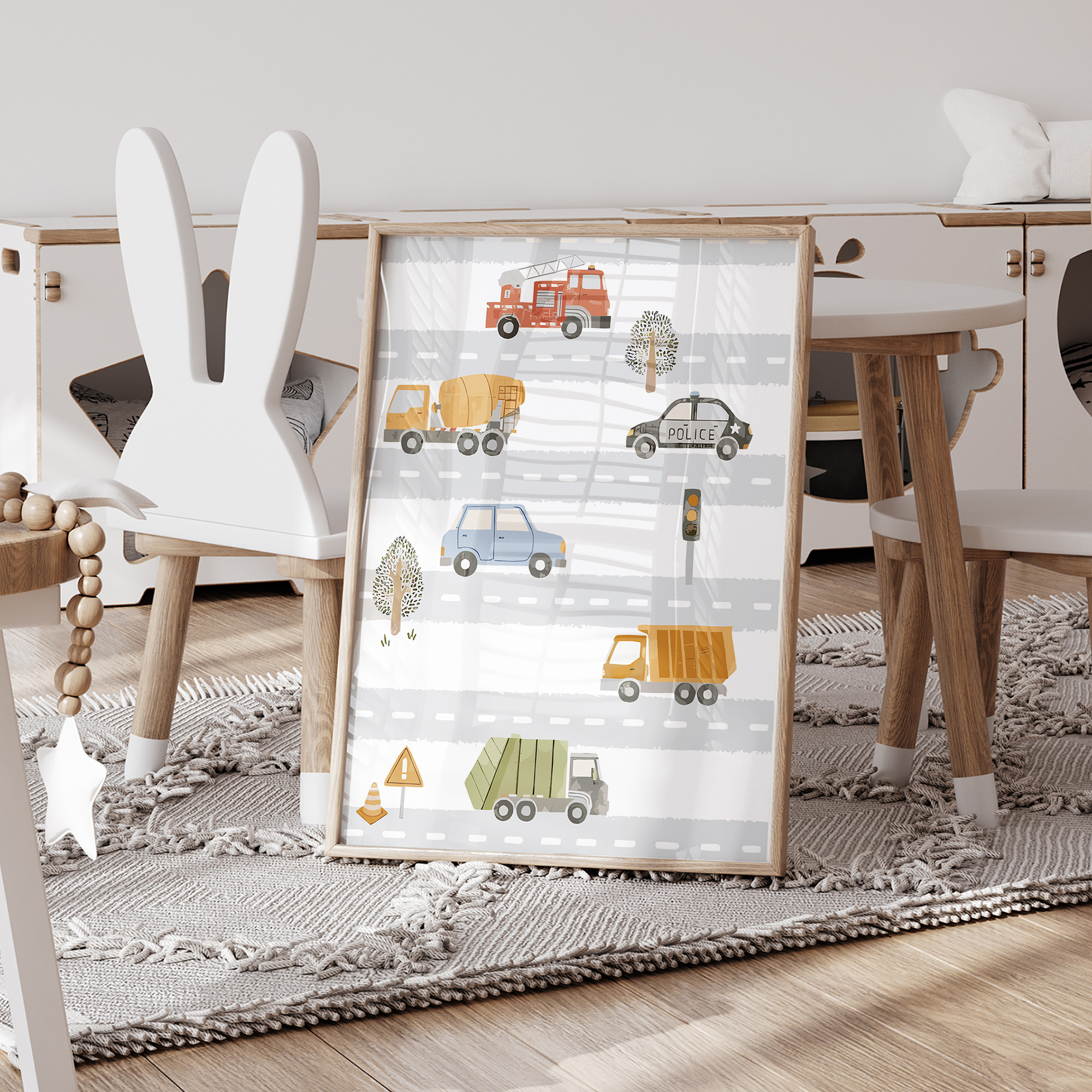 3 Buah Lukisan Poster Kanvas G - Interior Design Room ulasan dan harga
