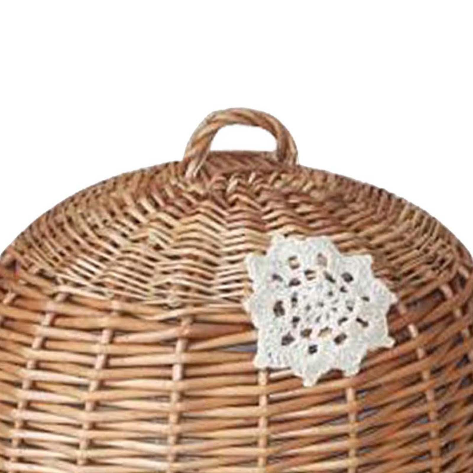 Tutup Wadah Makanan dan Nampan - Rattan Tray Handle ulasan dan harga