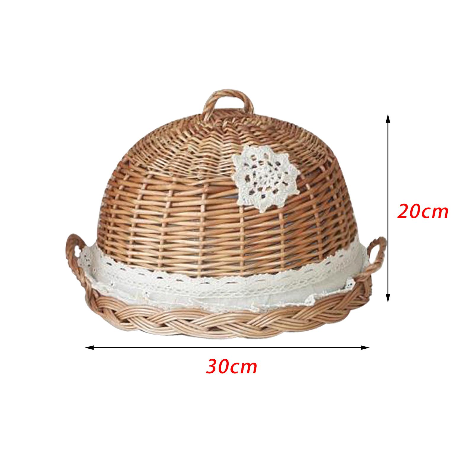 Tutup Wadah Makanan dan Nampan - Rattan Tray Handle ulasan dan harga