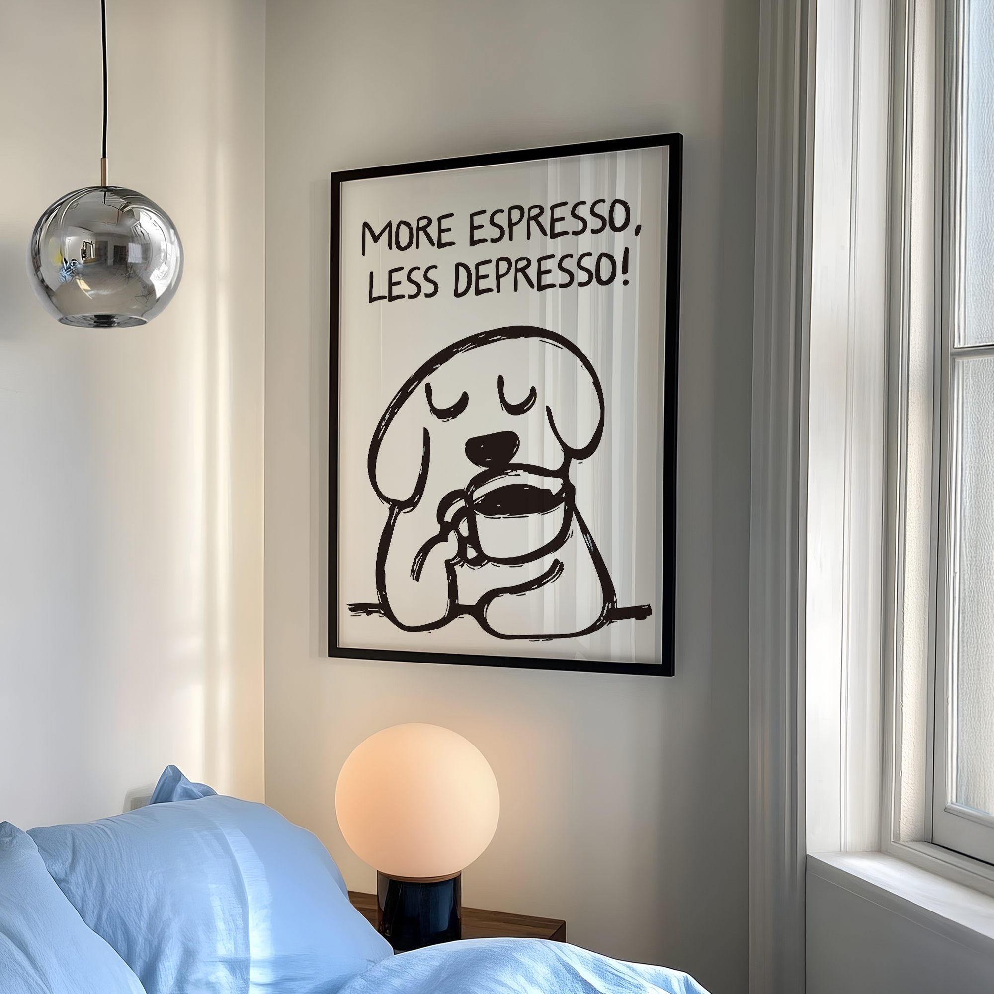 Retro Lebih Banyak Espresso Ku - Interior Design Room ulasan dan harga