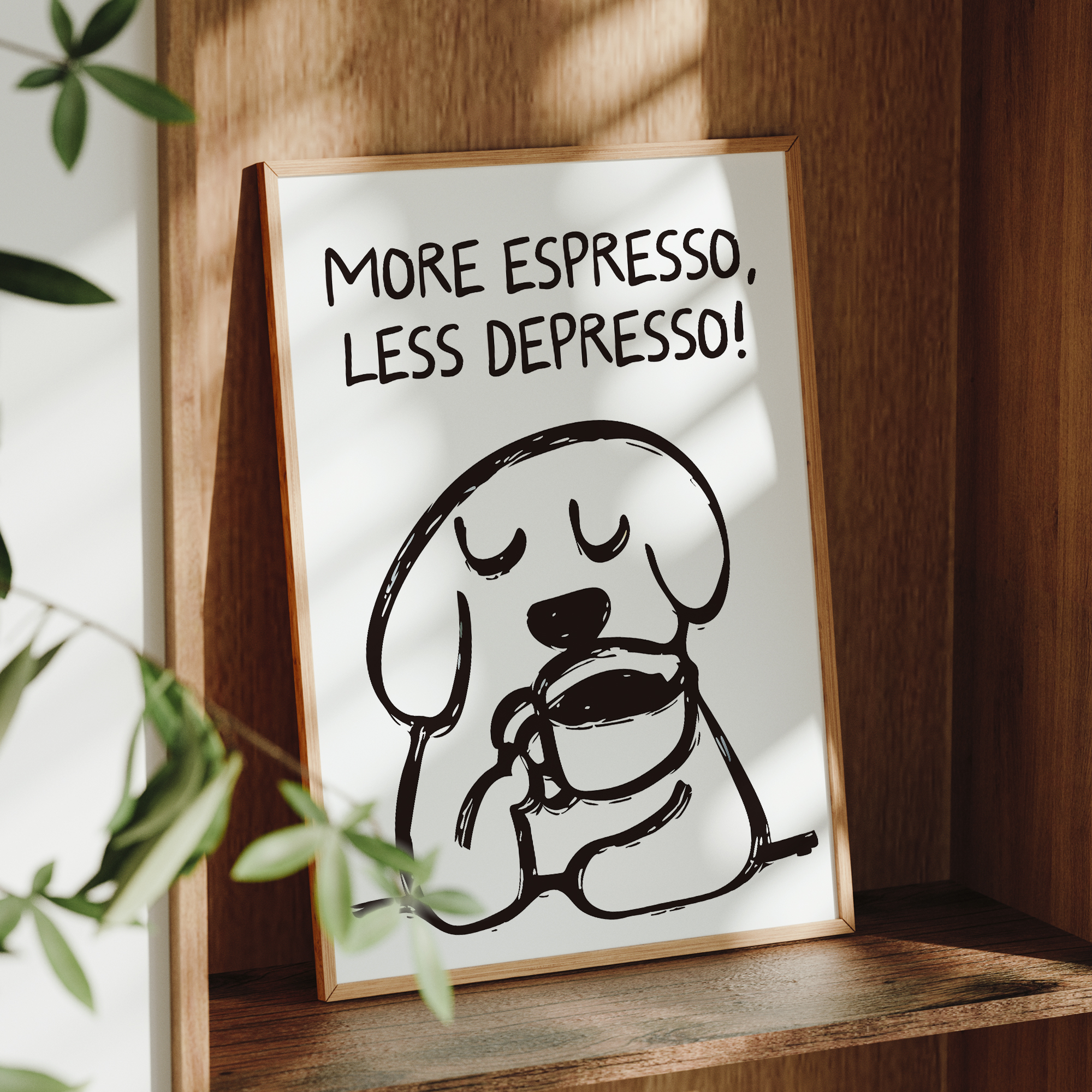 Retro Lebih Banyak Espresso Ku - Interior Design Room ulasan dan harga