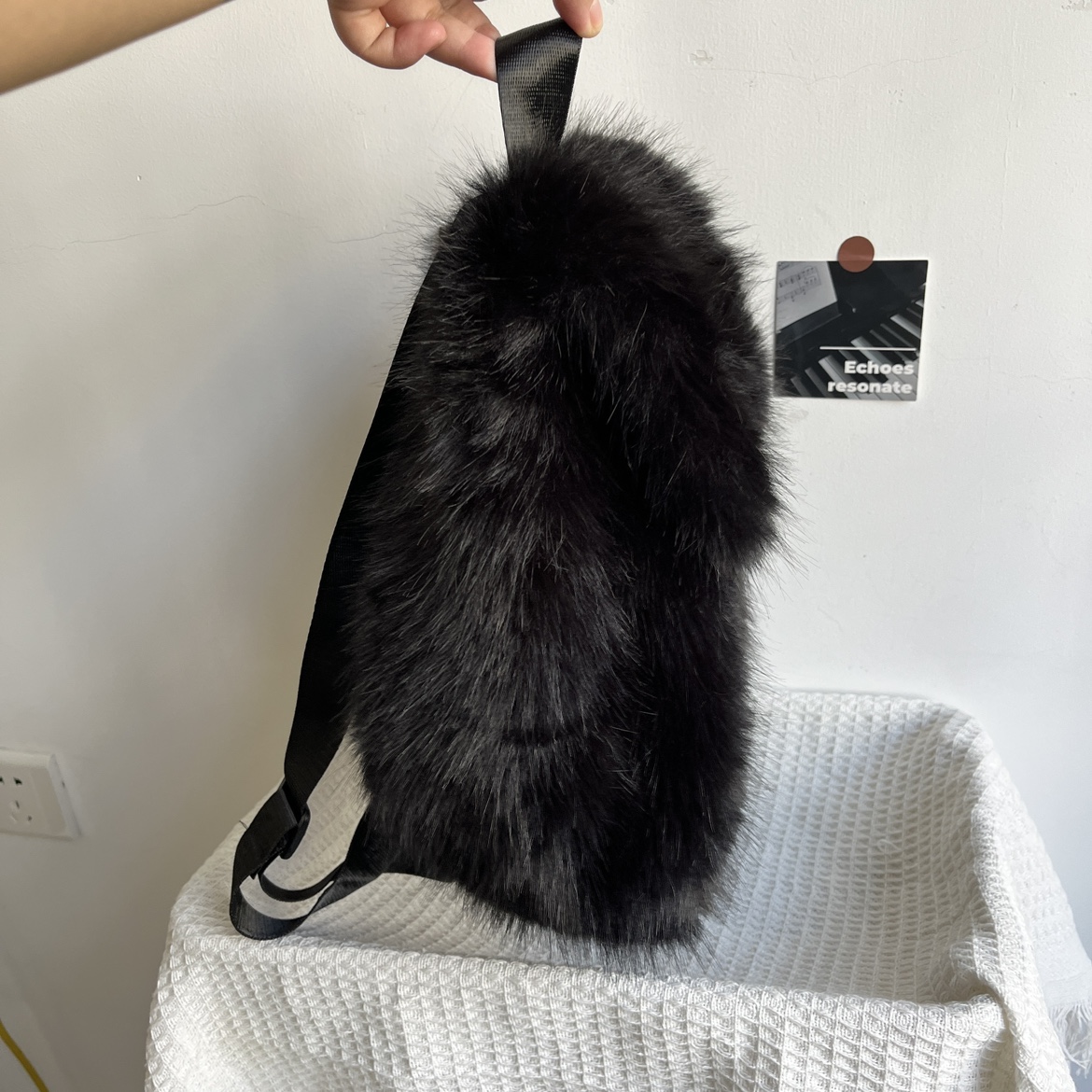Tas Ransel Wanita Y2K Hairy De - Interior Design School ulasan dan harga