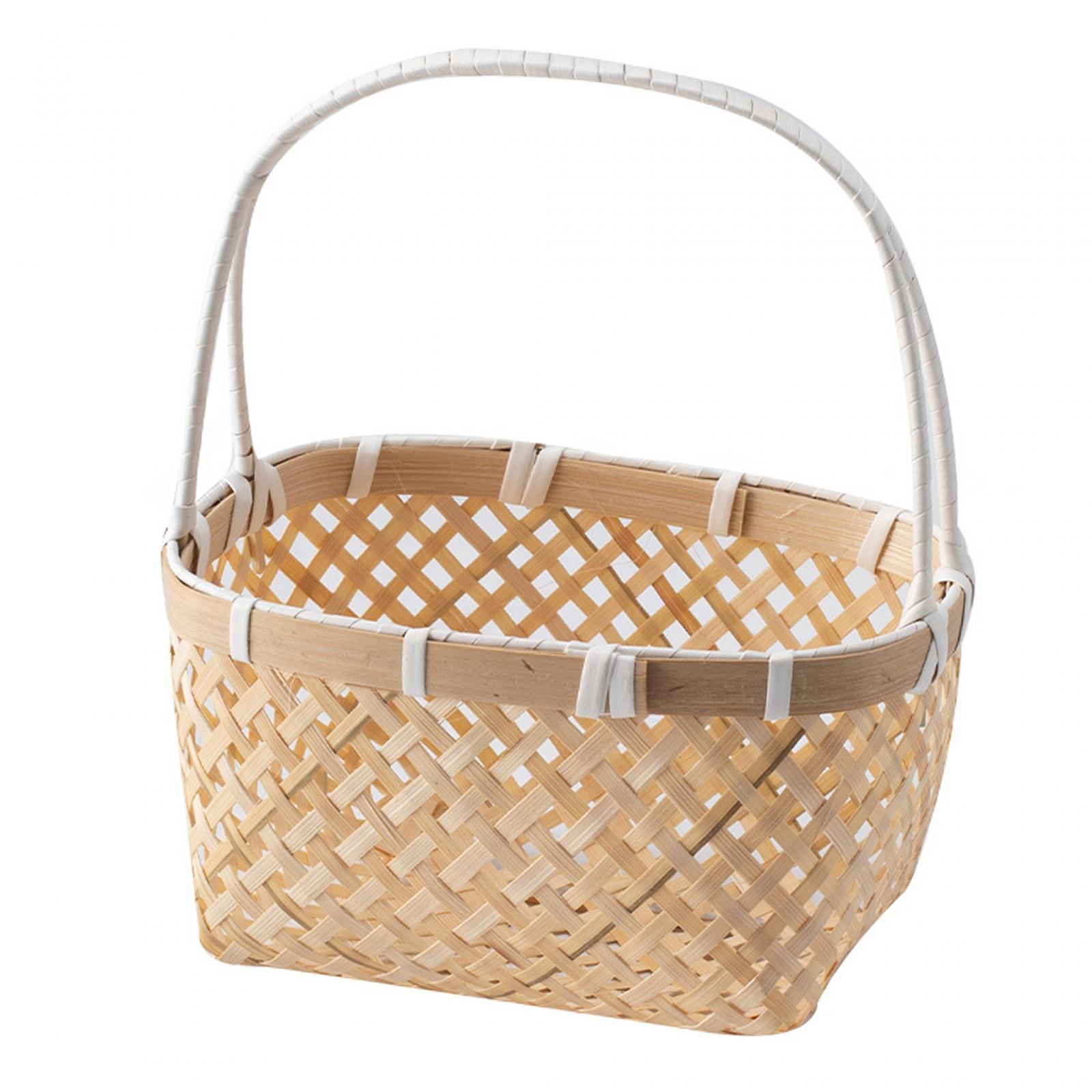 Keranjang Anyaman Serbaguna de - Rattan Tray Handle ulasan dan harga