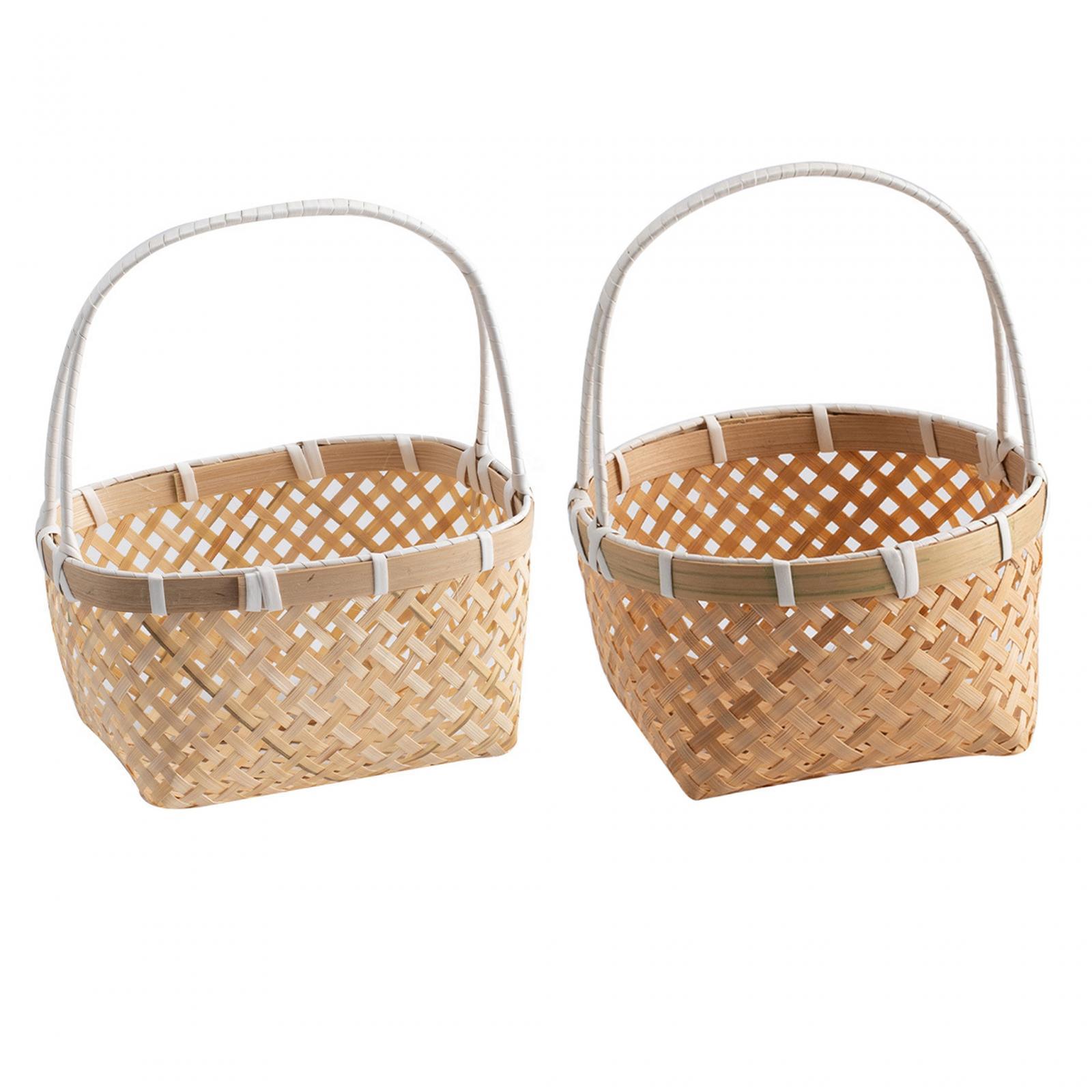 Keranjang Anyaman Serbaguna de - Rattan Tray Handle ulasan dan harga
