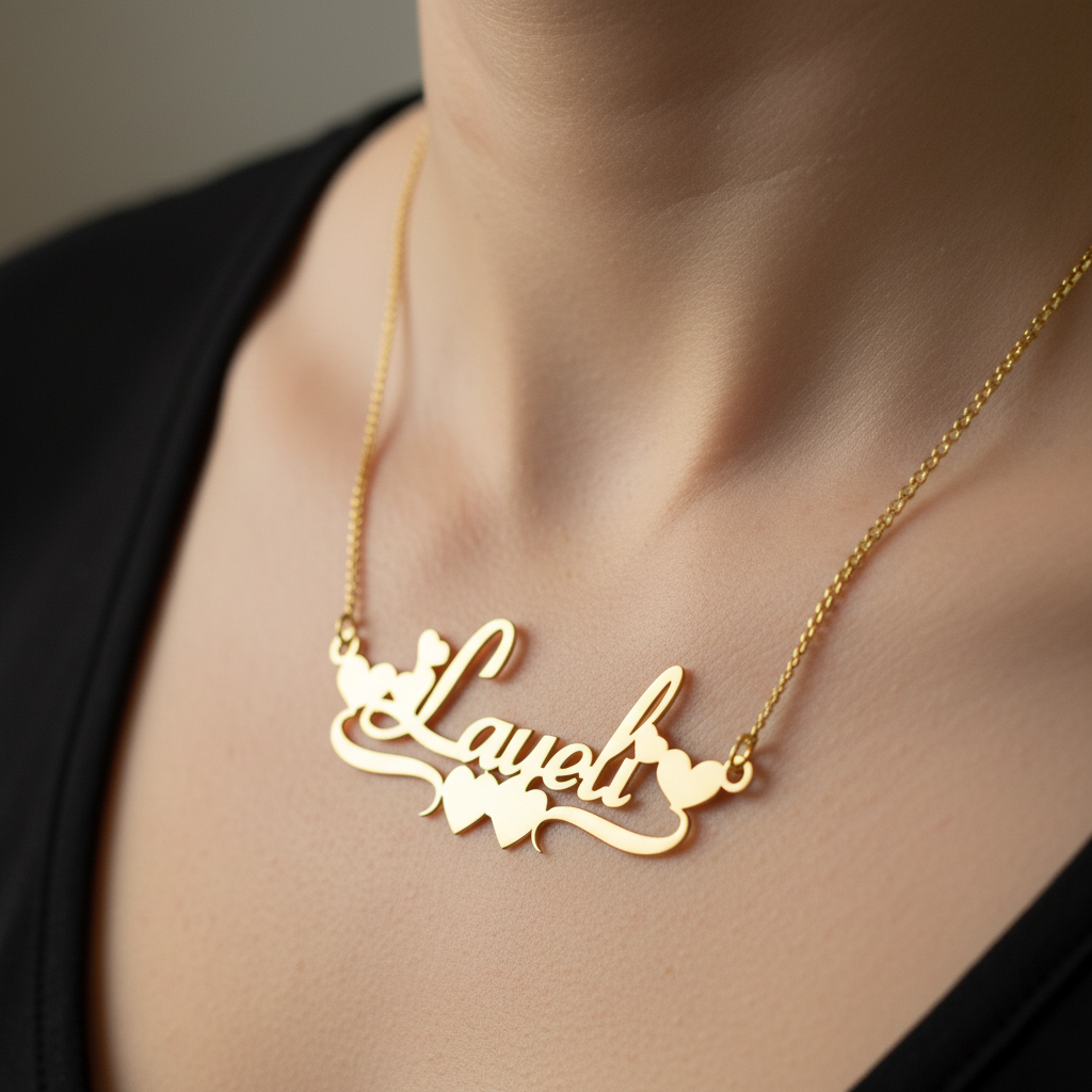 Kalung Nama Kustom Buatan Tang - Interior Design Names ulasan dan harga