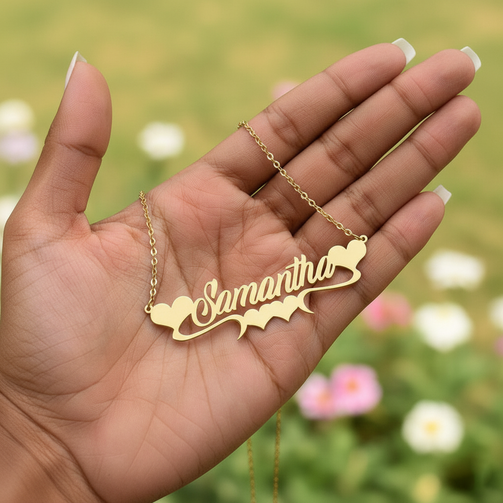 Kalung Nama Kustom Buatan Tang - Interior Design Names ulasan dan harga